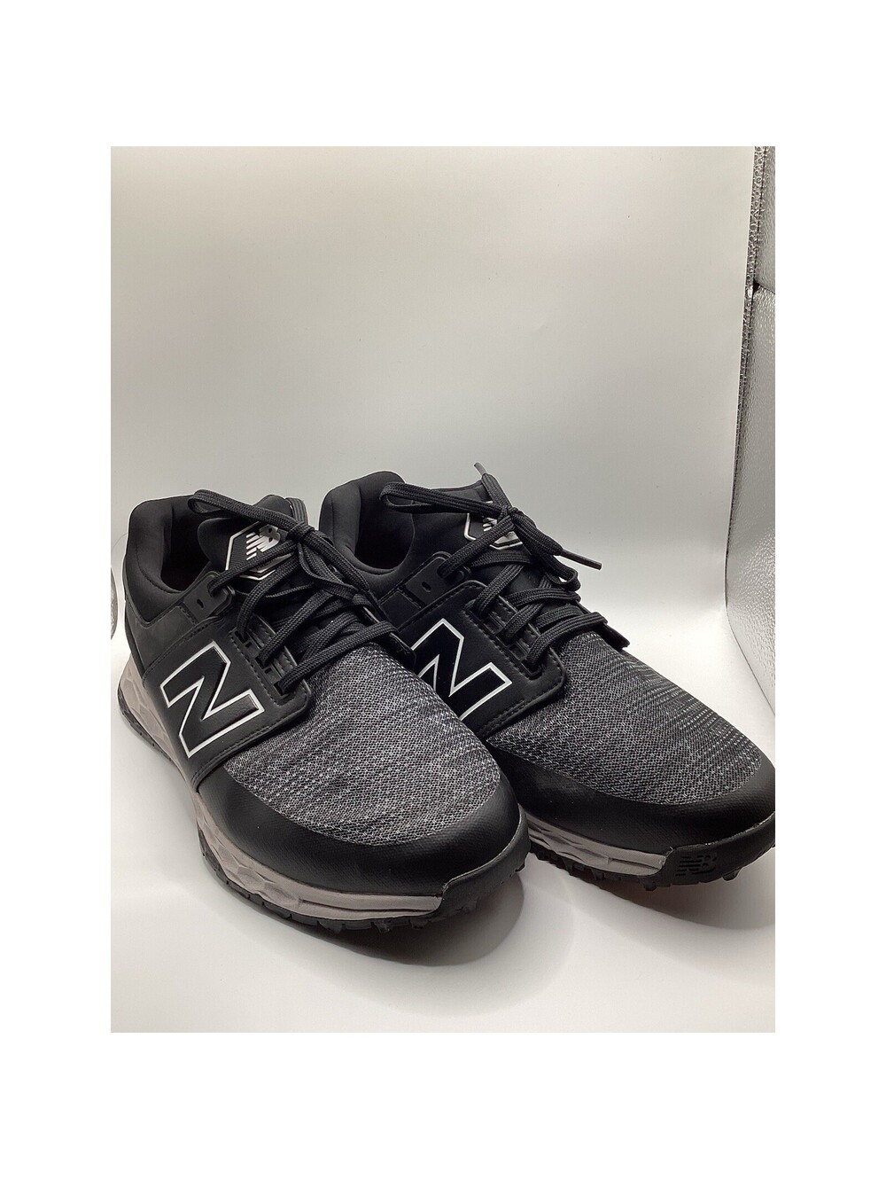 New Balance Fresh Foam LinksSL Golf Shoes Black Grey NBG4000BK Mens 9 4E Wide